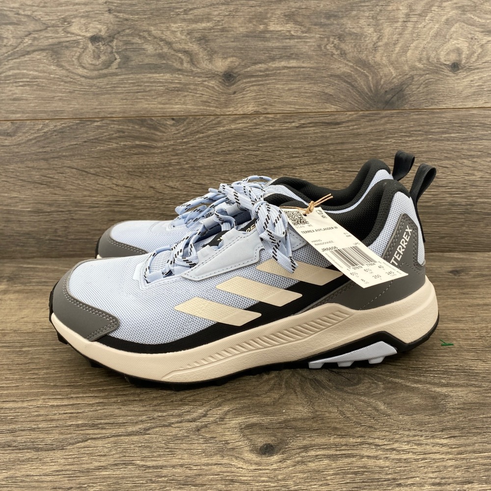 Adidas Terrex Anylander W Hiking Shoes Womens 8 Blue Grey JR6606 Traxion New